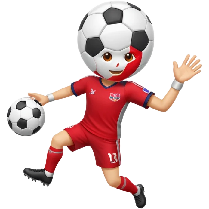 Red bull imogi for soccer match emoji