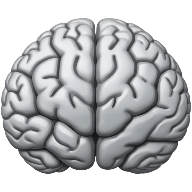 human brain emoji