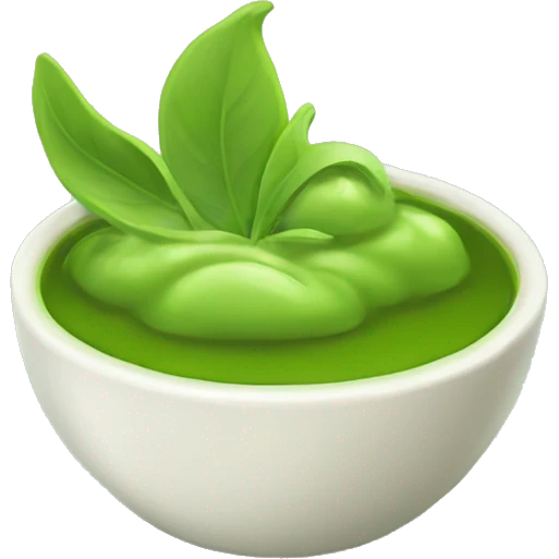 Matcha green tea emoji