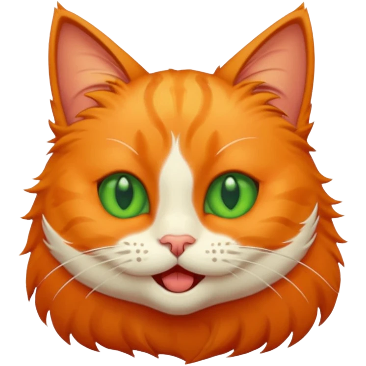 Un gato giñando el ojo emoji