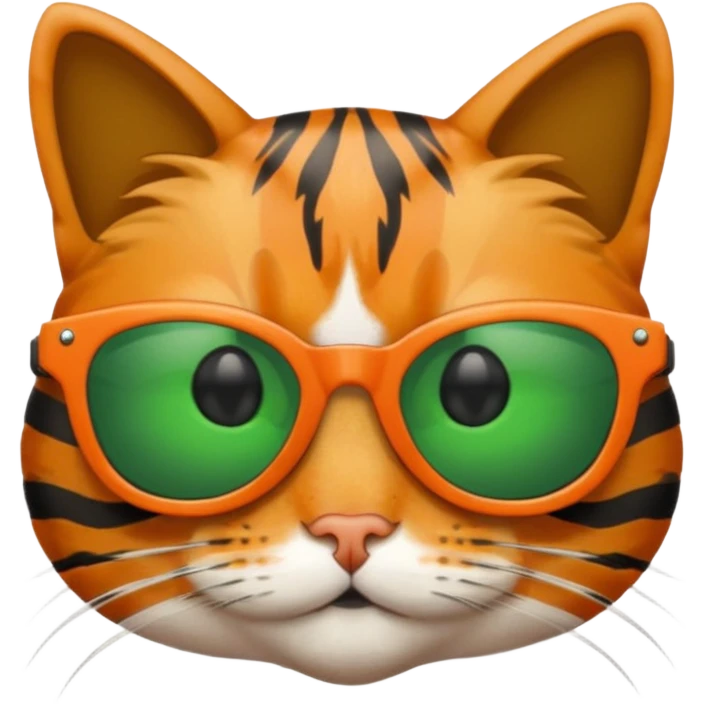 Cat wearing sunglasses emoji