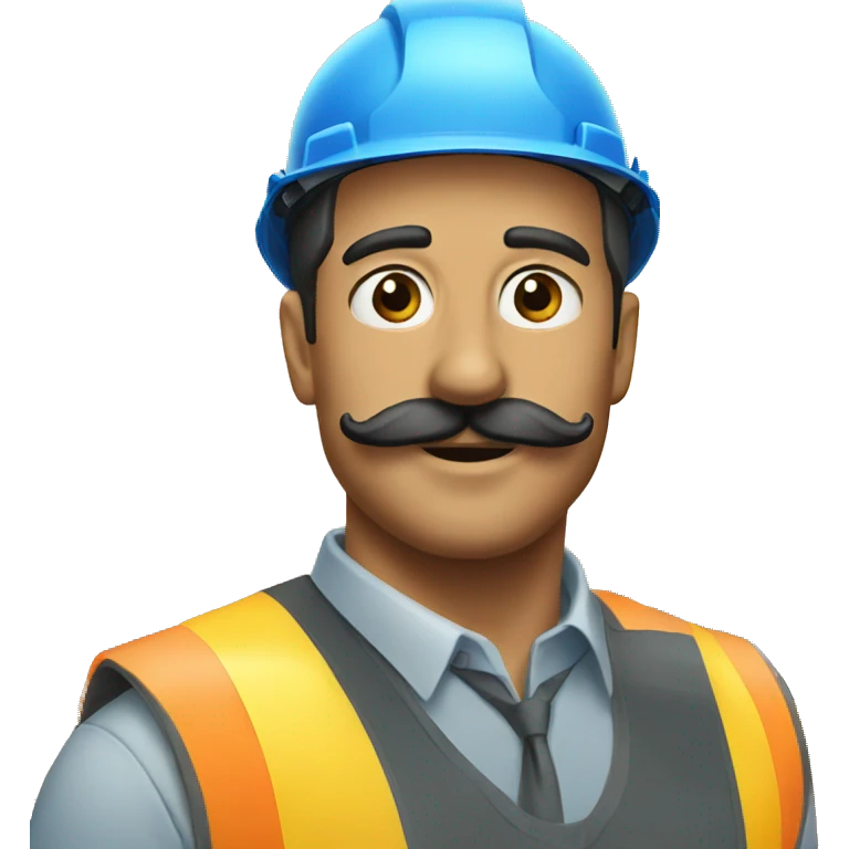 construction crane mustache emoji