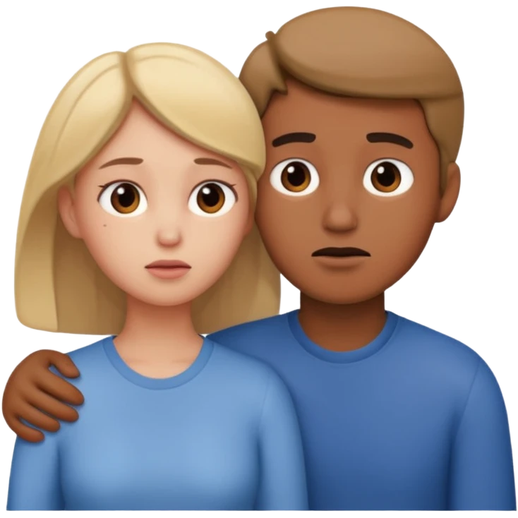 Confused kiss  emoji