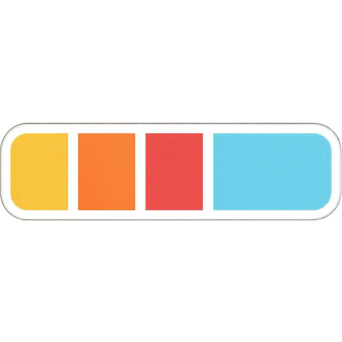 progress bar icon with color and black outlines emoji