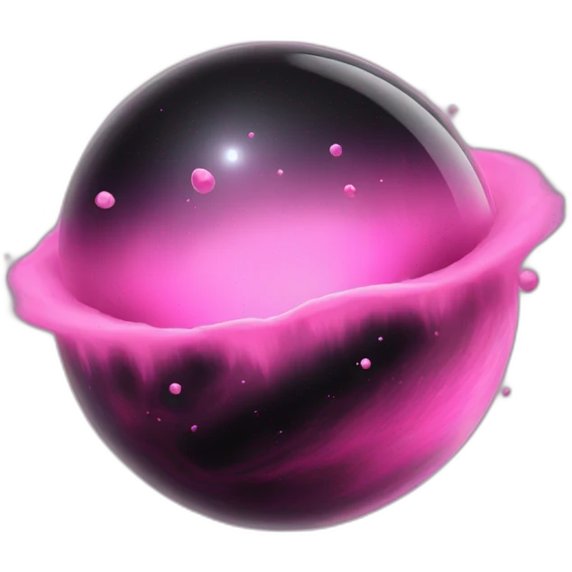 pink black hole emoji