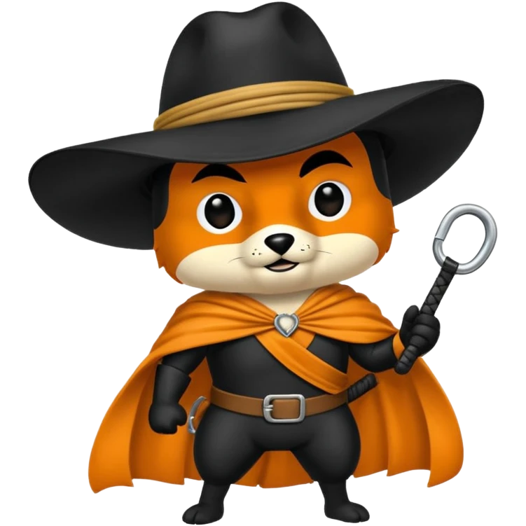 Diseña un Zorro saludando  emoji