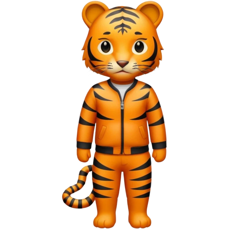 Tiger Patterned Clothes no tiger emoji