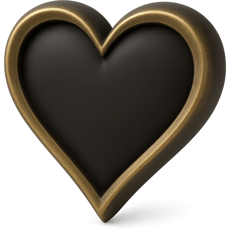 3d gothic heart  effect
 emoji