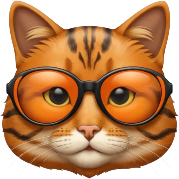 Cat wearing sunglasses emoji