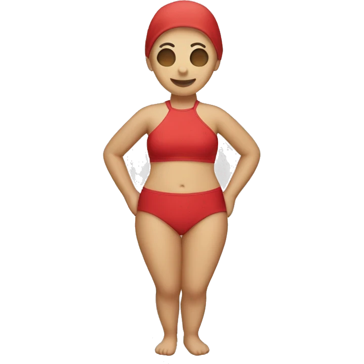 red swimsuit top emoji