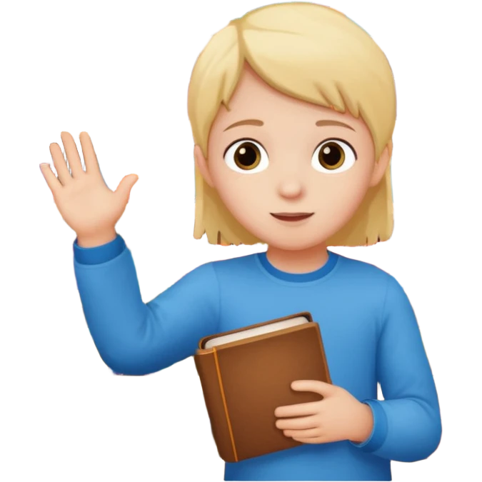 enfant range livre emoji