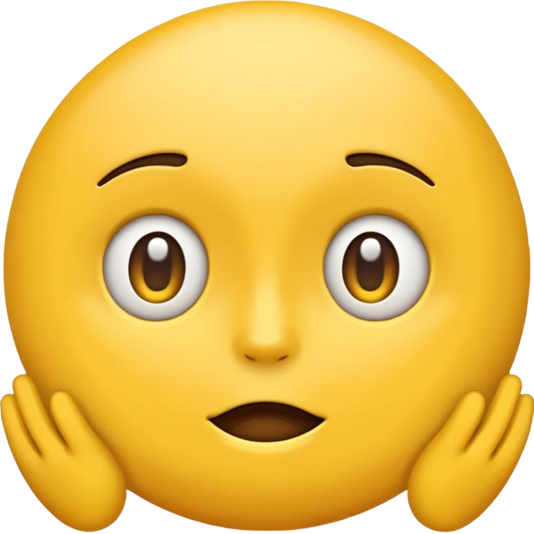 create a nonchalant emoji shrugging emoji