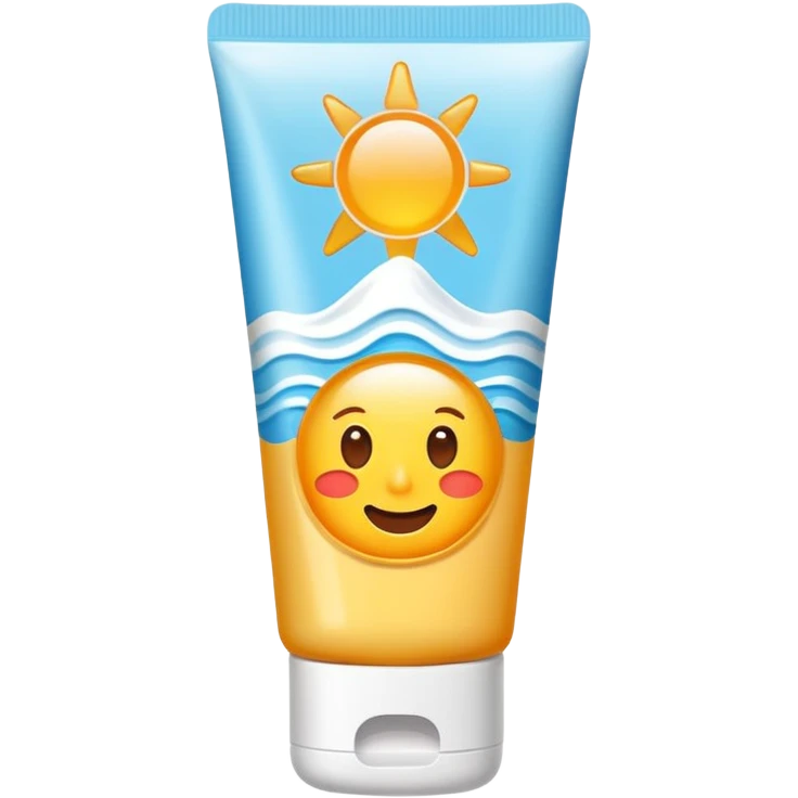 Sunscreen emoji