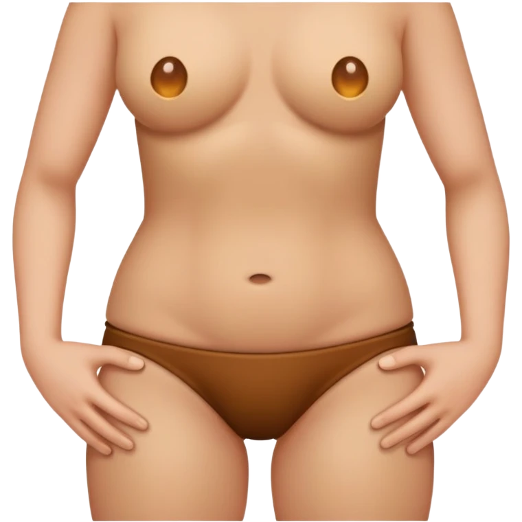 Con las manos en la cintura  emoji