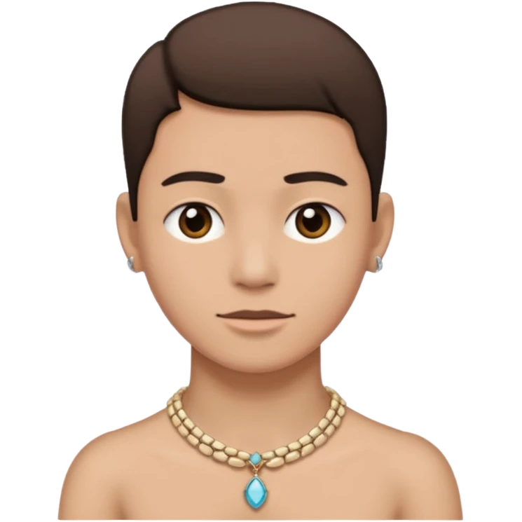 only neck is visible, head is cut off emoji