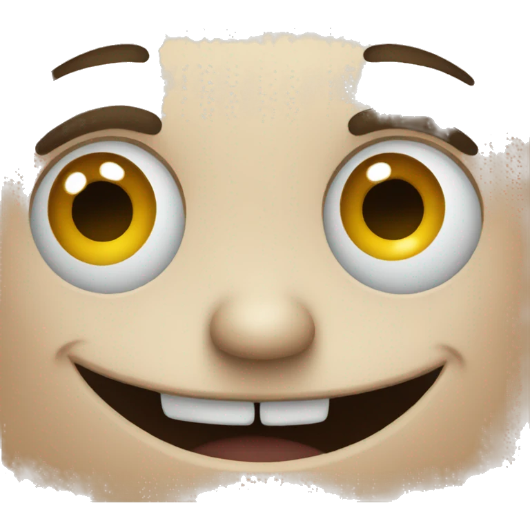 creepy smile emoji