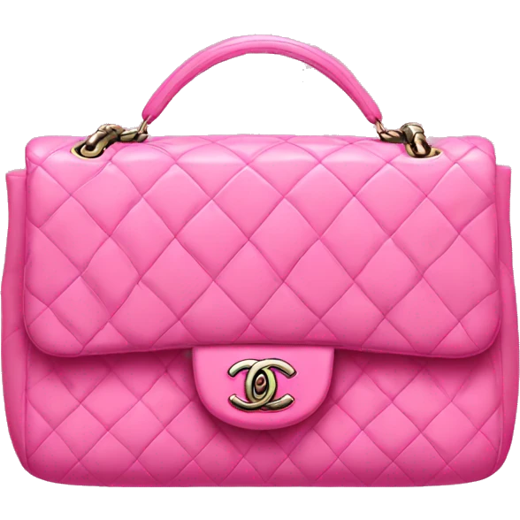 pink chanel bag emoji