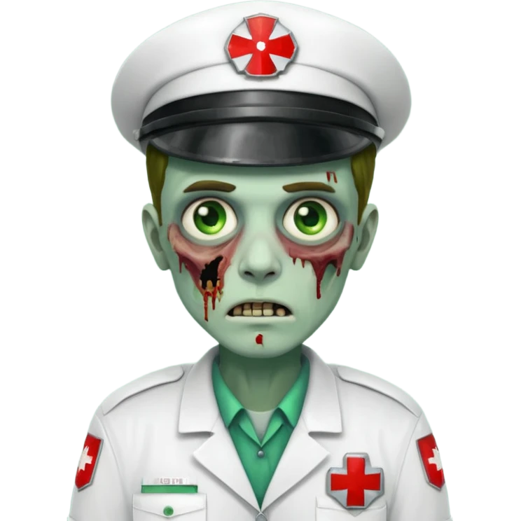 Zombie ambulance driver emoji