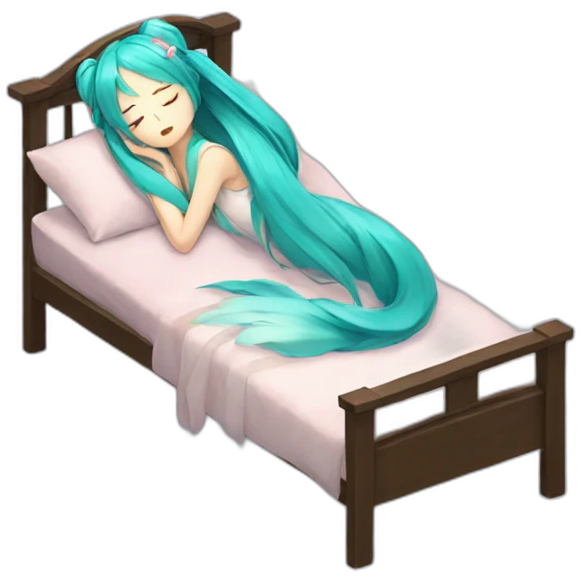Hatsune miku sleep emoji
