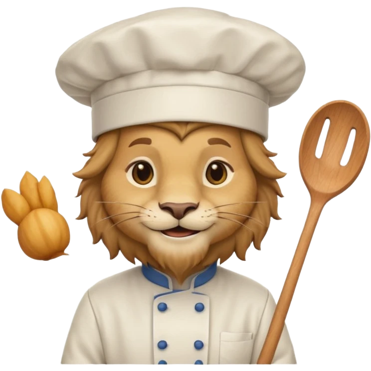 chef lion emoji