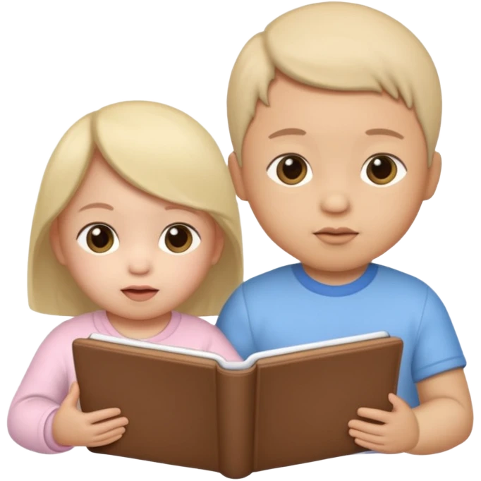 都是 3D 风格的吧，我指 Notebook，分别有 baby girl 和 baby boy 的头像 emoji