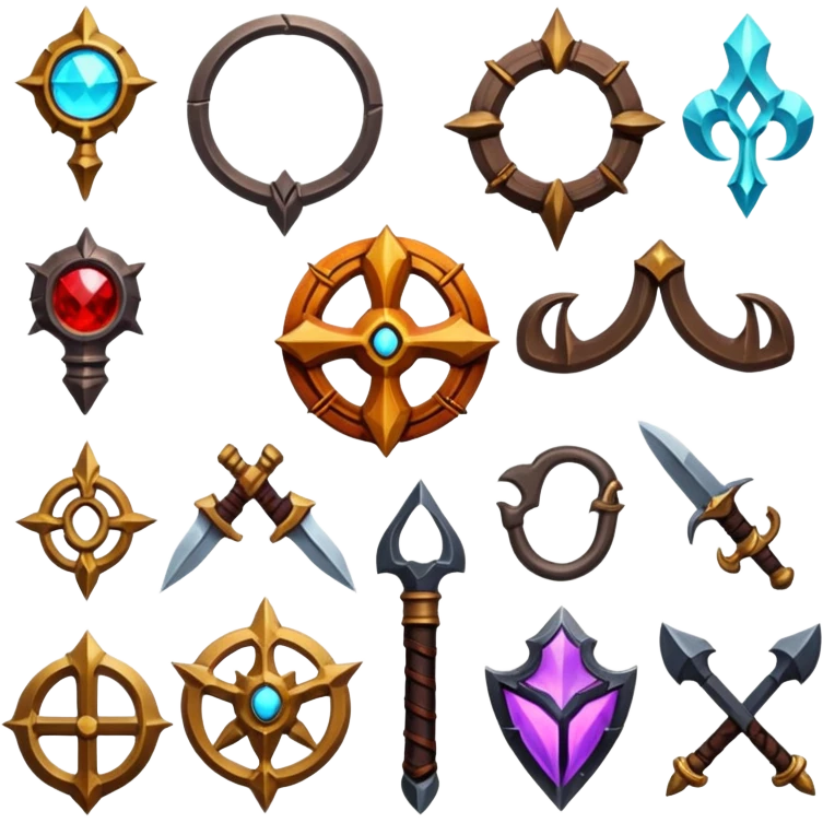 Baldur's Gate 3 class symbols emoji