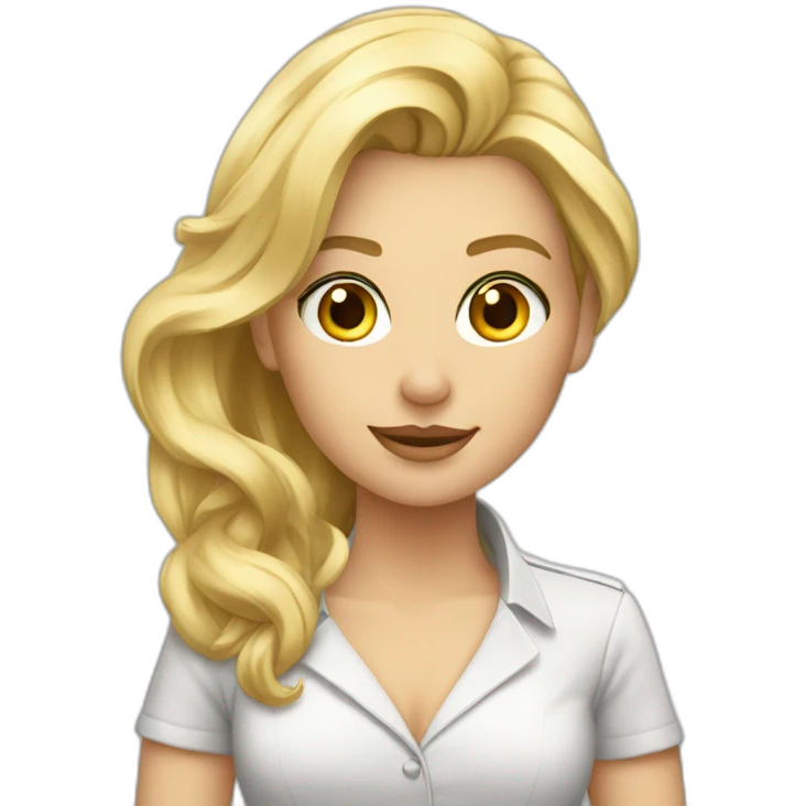 Blonde corp superbe emoji