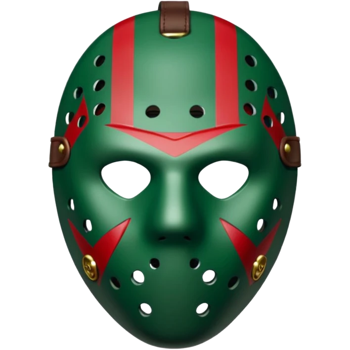 сделай маску джейсона вурхиза сделай ее цветом бренда гучи и добавь монограмму emoji