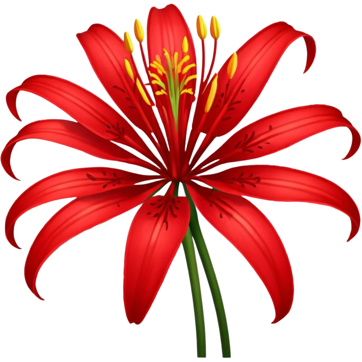 Red spider lily emoji