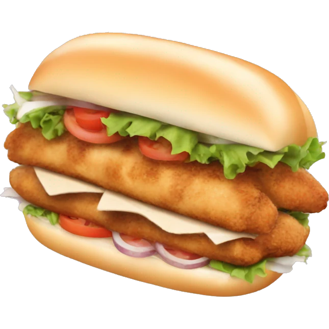 Chicken kebab sandwich  emoji