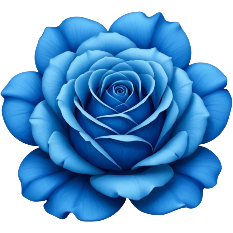 Blue roses emoji