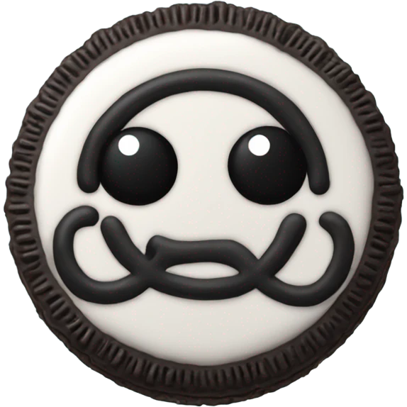one oreo cookie emoji