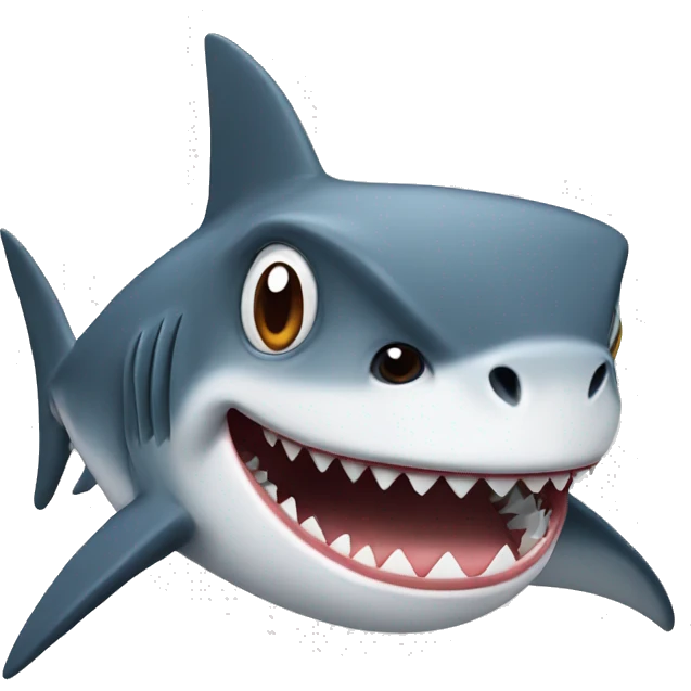 Shark mixed With a monkey  emoji