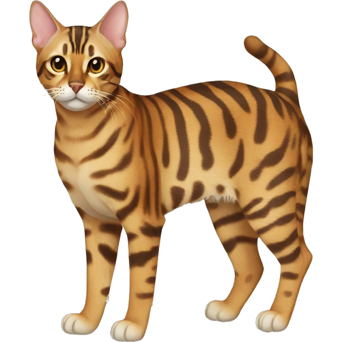 Bengal Cat Breed Full Body emoji