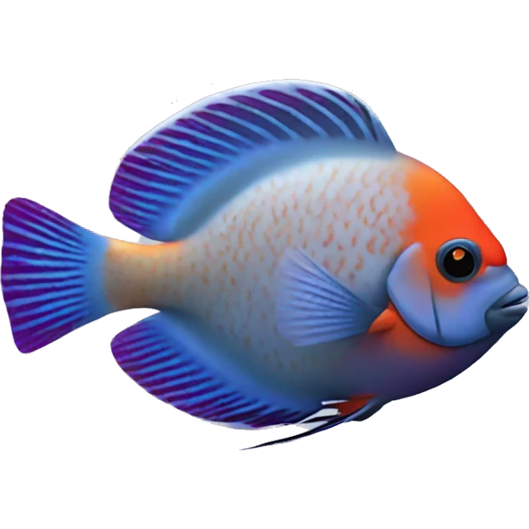 discus pigeon fish emoji