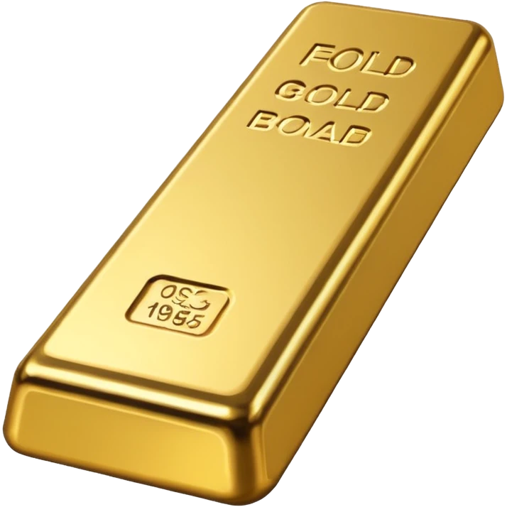 Gold bar emoji