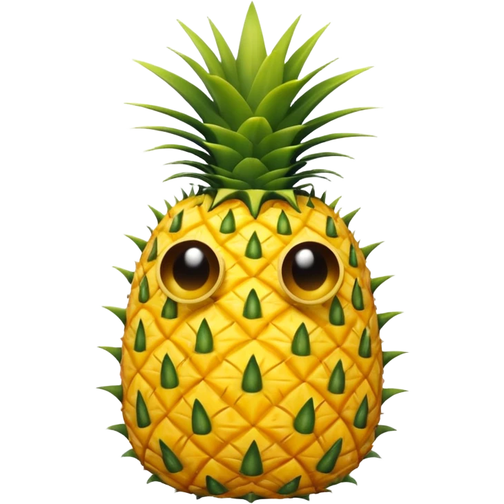 Upside down pineapple emoji