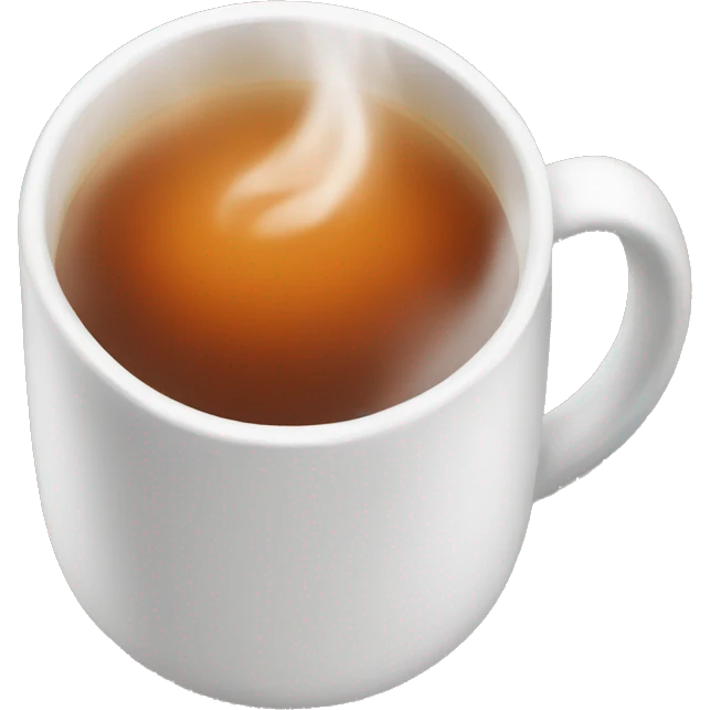 Warm tea emoji