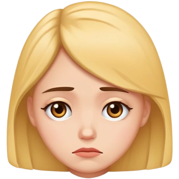 Sad ex girlfriend  emoji
