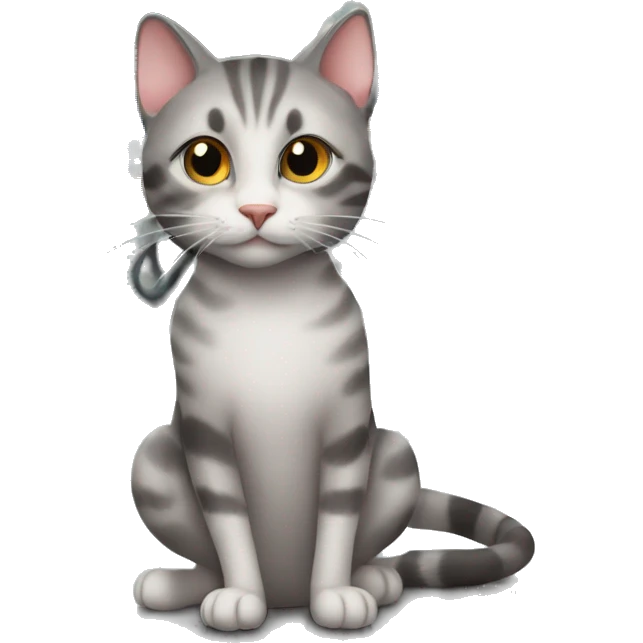 Cat at gas station ￼ emoji