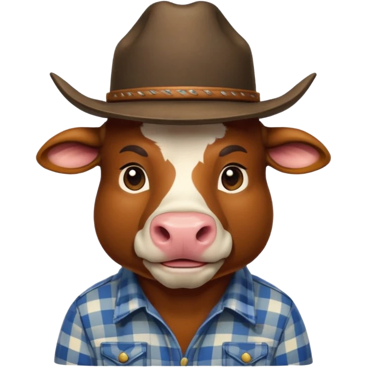 hat bull with shirt emoji