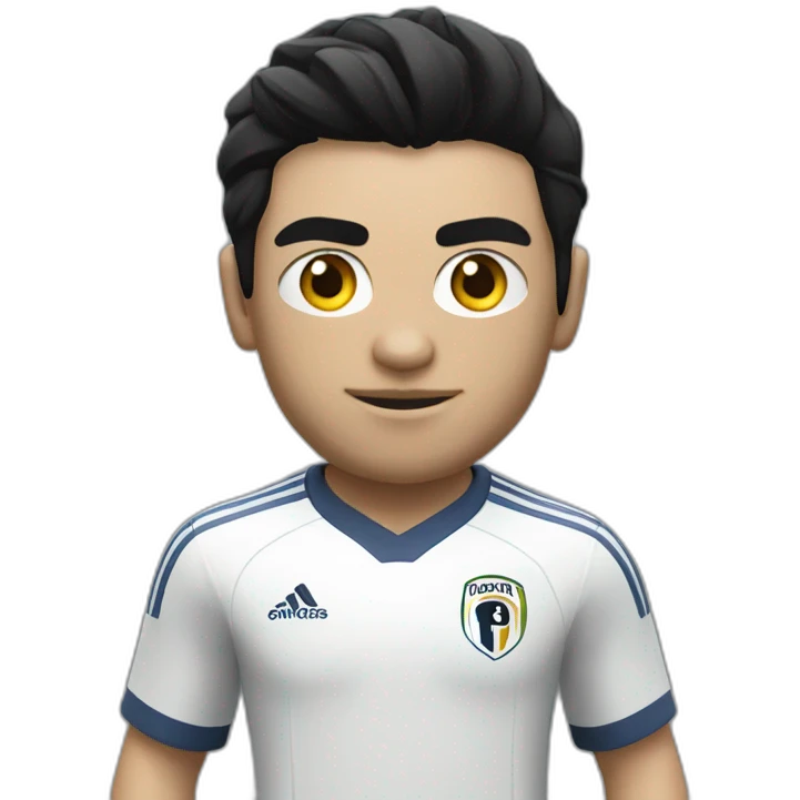 FIFA player with black hair and white skin with a gamepad emoji