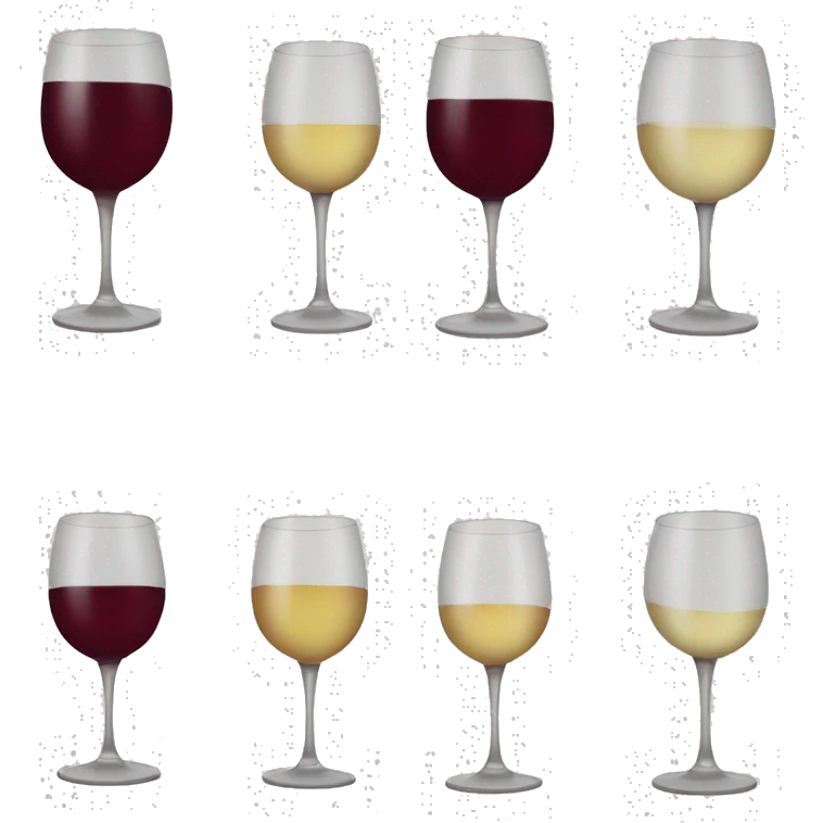 wine glasses  emoji
