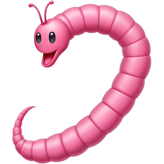 Worm emoji