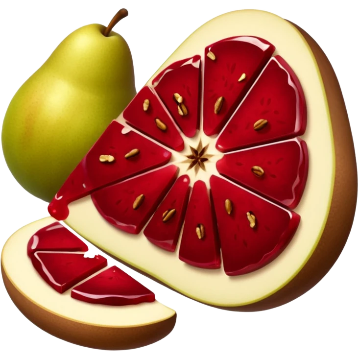 jam pear and wallnut  emoji