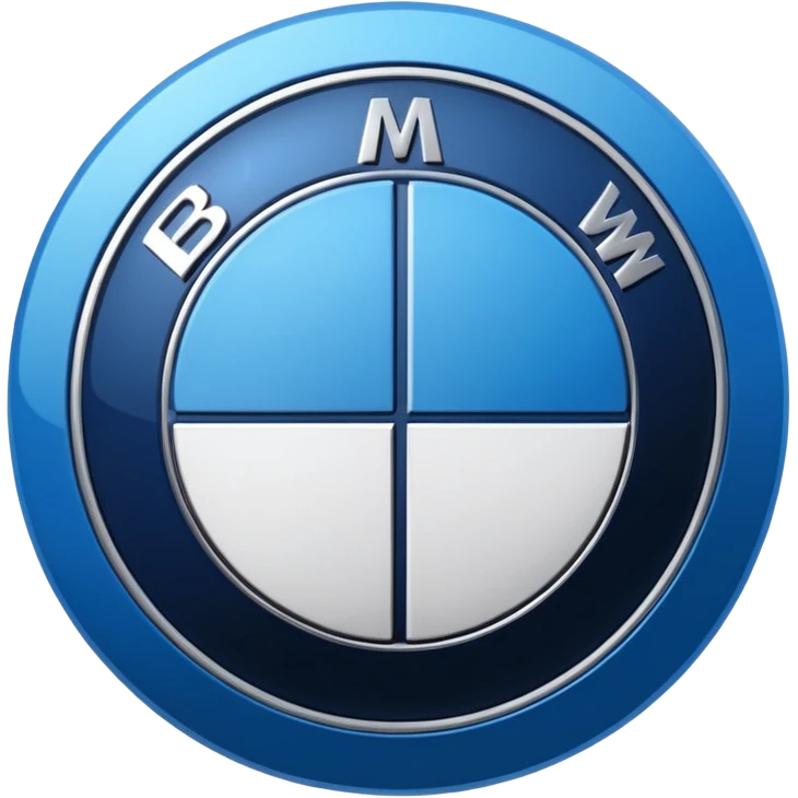 Bmw symbol real without double layer  emoji