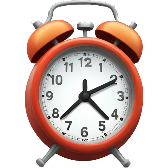 Alarm clock emoji