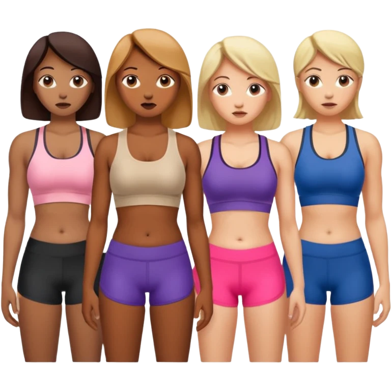 Nackte Frauen mit Krisenbrüsten emoji