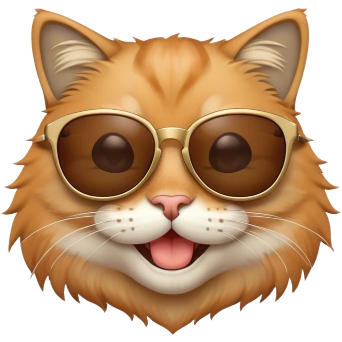 Cool cat smiling with sunglasses emoji