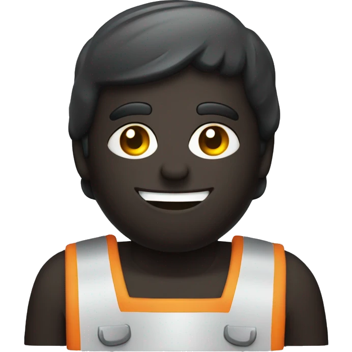 Black beer cleaning car tyre emoji